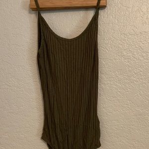 Army green body suit